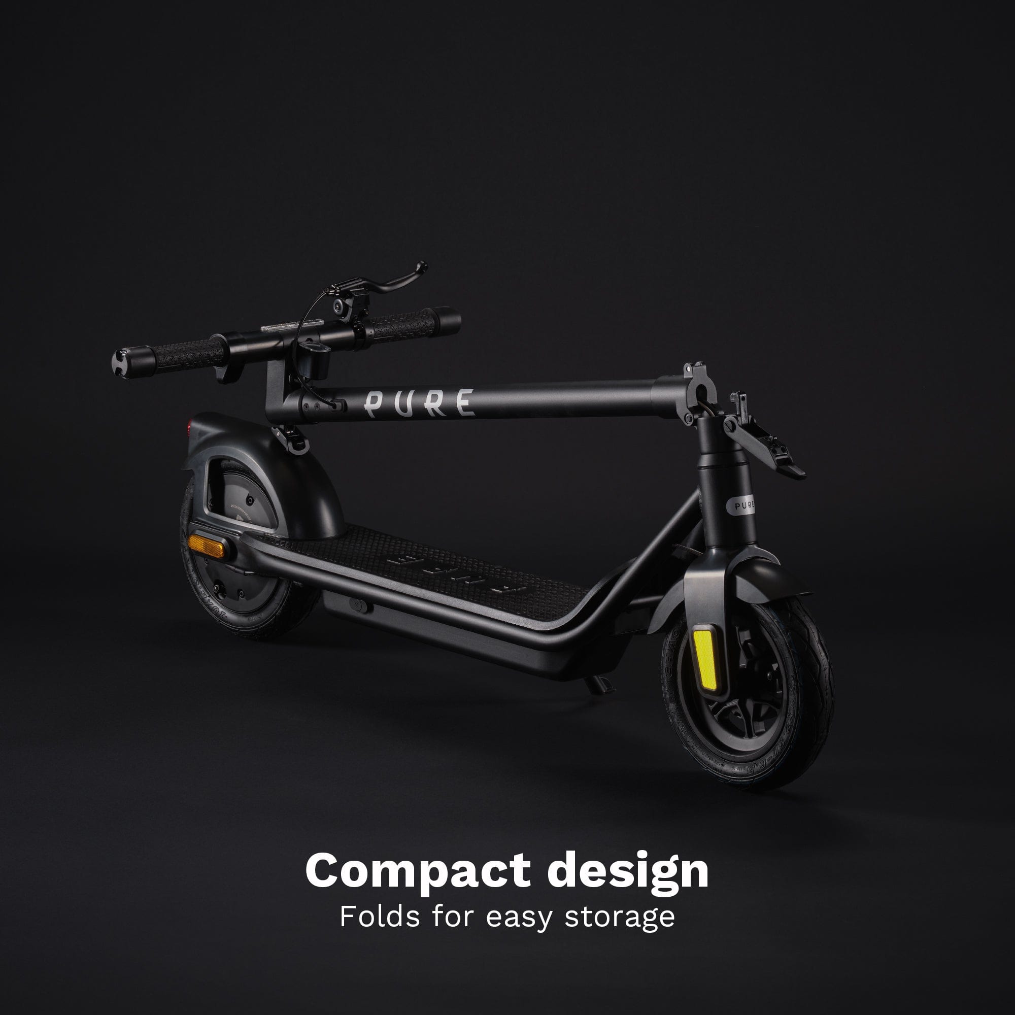 Pure Scooter Matte Black Air³ Pro